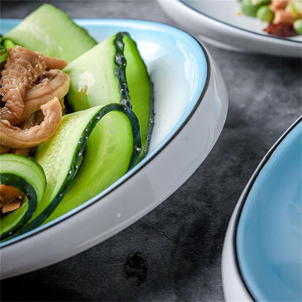 青白磁プレート 笠取 士半窯 荒木義隆 5客セット 青白磁プレート 笠取